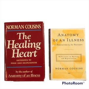 The Healing Heart and Anatomy Of An Illness By Norman Cousins - Hardback Books